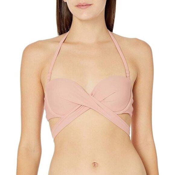 Luli Fama Standard Cosita Buena FAMA Multiway Underwire Bandeau Bikini Top Large - Picture 3 of 3